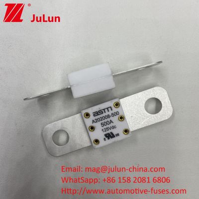 125VDC 150A A202008 Nakliye Araçları için Hızlı Şarjlı Elektrikli Araç Sigortaları 100A 150A 200A 250A 300A 350A 400A 500A