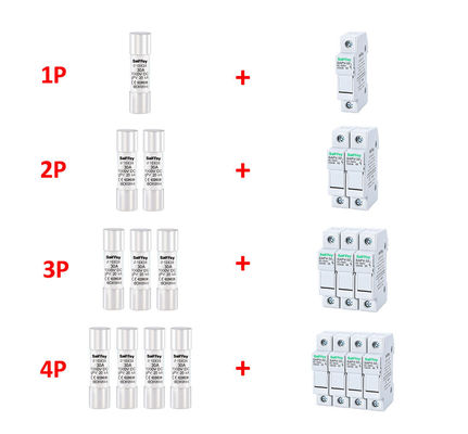 IEC Sertifikalı 10*38mm PV Fuse 20A 1000VDC Fuse Sahibi