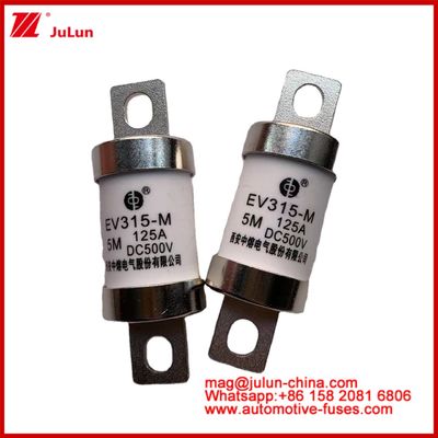 EV315-M 5M 125A HS 500VDC Kamyon Ağır Tüpürlü Elektrikli Araç Füzon Sürekli Bakır Kullanım Kategorisi EV