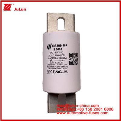 Elektrikli Araç 500A 750VDC Sürüş Gücü 800A RS309-MF S Yol Tubular Keramik Enerji Depolama ve Güç Sistemleri Şarj Aygıtları Otomotiv Aygıtları ve Ekipmanları 50KA