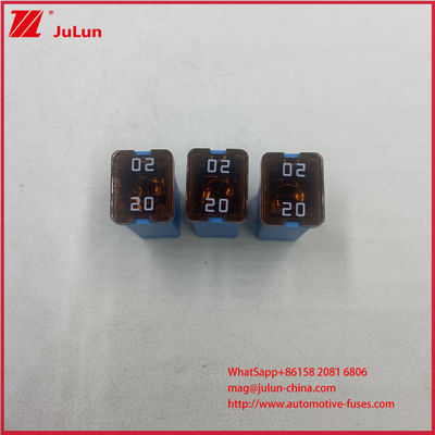Kaplama Dayanıklı Küçük Boyutlu Kare Mini Otomatik Sigorta Araba için 20A 25A 30A 40A 50A 60A Kare Mini Otomatik Sigorta SUV'lar Kamyonlar Offroad Araçlar Otobüsler