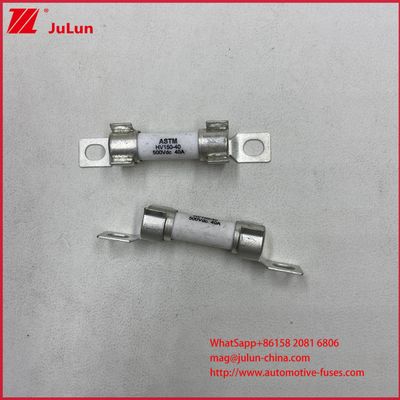 ASTM 15A 30A DC500V Akım Elektrikli Araç Sigorta Koruması Bolt Keramik içindeki HEV için