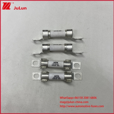 Elektrikli Araçlar HEV Rated Voltage / Interrupting rating DC500V/20KA ASTM HV150 30A 20A DC500V 20KA Koruma ile Bolt Sigorta