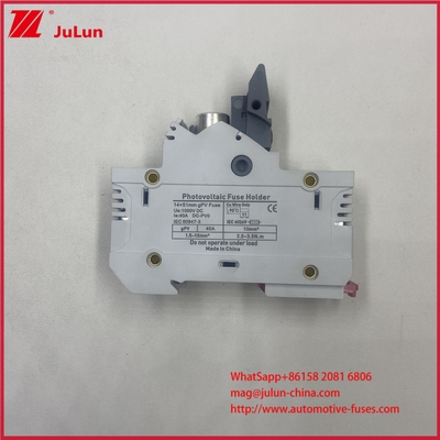 14*51mm gPV 1000VDC 50A FUSE Dayanıklı PV Fotovoltaik Sigorta Sahipleri Güneş Uygulamaları ve Panelleri İçin Bağlantıları Kapatıcılar