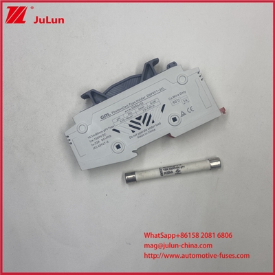 DC1500V nominal çalışma voltajı ve DC-PV0 kullanım kategorisi için Fuse Link Solar PV Fuse10*85mm 32A