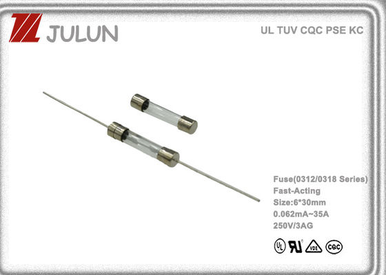 50mA 0.05A 250V 5 * 20mm Seramik Borulu Hızlı Etkili Sigorta