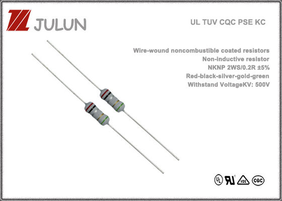 125V 250V Tel Sargı Direnci Yanmaz Kaplamalı