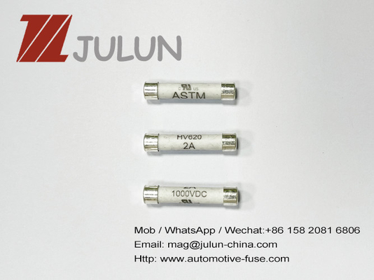 Dijital Ölçüm Cihazları için 6x30mm 1000VDC / AC Hızlı Etkili Seramik Tüp Sigortalar